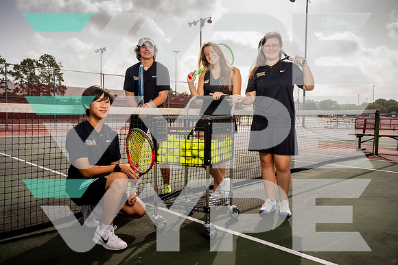 FOSTER_TENNIS_TEAM_Evan Dao, Riley Kitchens, Samantha Hornbeck, TAnner Wilson-(HARTOJO)