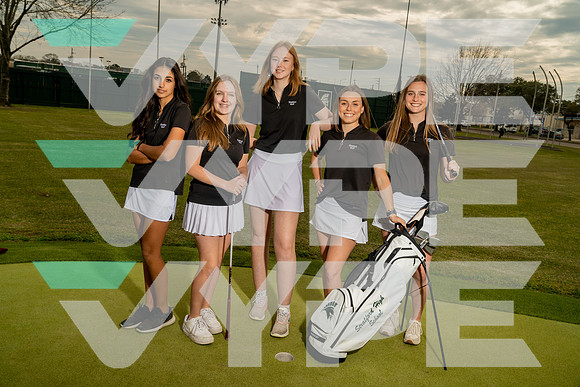 STRATFORD_GOLF_TEAM_Ashton Lombard, Landon Fowler, Mae Trahan, Meagan Hill, Sarah Schwartz_98-(BCC)