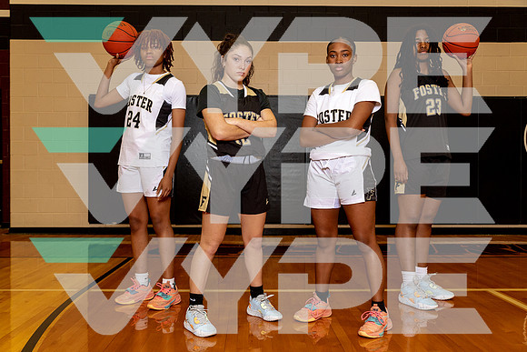 FOSTER_GBB_TEAM_Caroline Polk, Jada Arnold, Kailani Lindsey, Laurelle Ihekona-(WRIGHT)