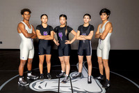 FULSHEAR_WRESTLING_TEAM_ALex Rodriguez, Berihu Box, Haylee Wong, Jaden Nguyen, Selicia Salinas-(BROWN)