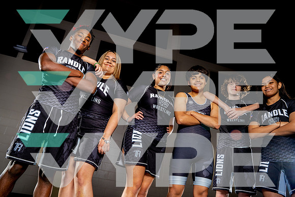 RANDLE_WRESTLING_TEAM_David Garcia, Joua Buckner, Kelan Findley, Mikealah Morales, Morrigan Noyola, Valerie Luna-(BCC)