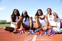 Fort Bend Bush Girls Track by Ted Bell