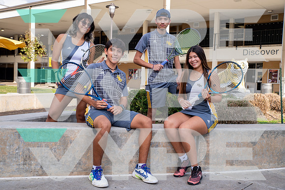 SPRING_WOODS_TENNIS_TEAM_Diana Quevedo, Edgar Sauceda, Leonel Pivaral, Valeska Suarez-(WRIGHT)
