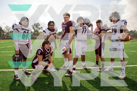 NORTHBROOK_FOOTBALL_Angel Reyes, Brian Fernandez, Charley Belloso-Cruz, Christian Pineda, Keneth Sauceda, Nathaniel Witney, Somto Ordim-(WRIGHT)