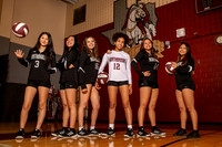 NORTHBROOK_VOLLEYBALL_Angie Romero, Emily Salgado, Madison Campbell, Mileidi Bueno, Thaily Castillo, Wendy Adame-(WRIGHT)