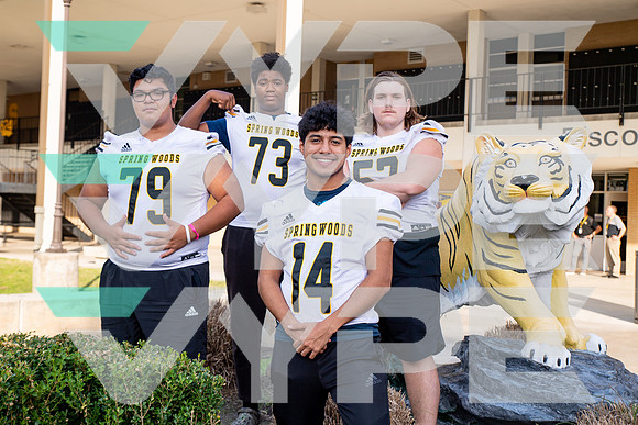 SPRING_WOODS_FB_TEAM_Isaac Gutierrez-Lopez, Isaiah Dunbar, Issac Villarreal, Matt Emerson-(WRIGHT)