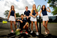 KLEIN_COLLINS_TENNIS_TEAM_Anna Bien, Carly Cook, Carter Maurice, Jet Vy, Sarah Toomes-(HARTOJO)