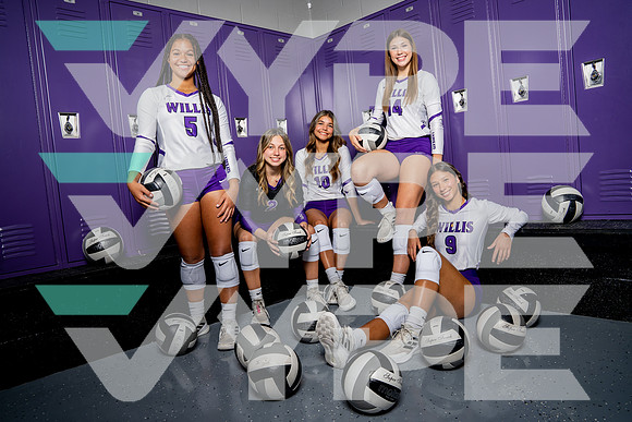 WILLIS_VB_Carly Paugh, Lakin Horne, Savannah Paske, Secret Carroll, Taylor Hayes-(BCC)