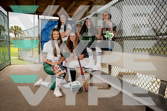 KINGWOOD_PARK_SFBL_TEAM_Abbey Papadimitriou, Bailey Kee, Hannah Leierer, Peyton Cote, Taylor Crawford-(WRIGHT)-2