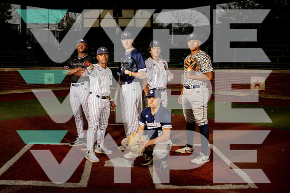 COLLEGE_PARK_BSBL_TEAM_Ben Blanchard, Connor Judge, Garrick Williams, Julian Garcia, Orlando Balderas, Zachary Cline-(DELEON)