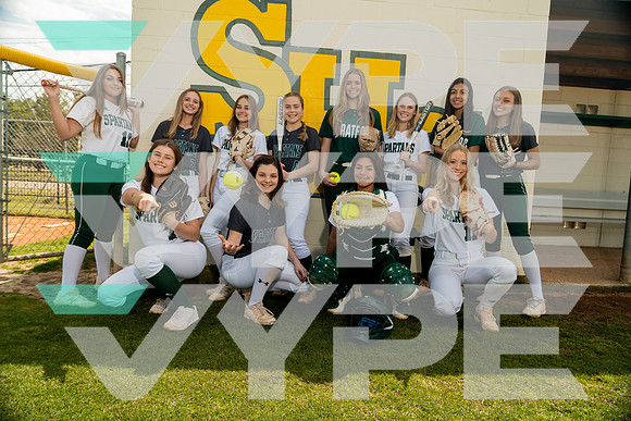 STRATFORD_SFBL_TEAM_Adrianna Estrada, Carolyn Briggs, Hailey Hall, Hayden Houser, Isabela Sanchez, Jessica Youngblood, Kaitlyn McGuire, Katie Fikes, Katie Schleinschok, Kelsey Blackwood, Kirby Crow,