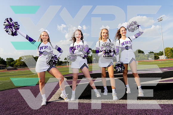 WILLIS_CHEER_Chelsie Forrester, Chloe Henderson, Jessica Holliday, Katie Leggett-(BCC)