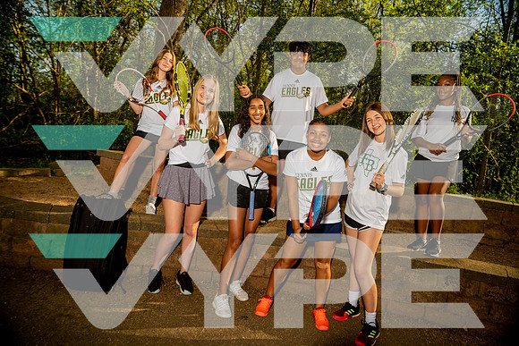 FBCA_TENNIS_TEAM_Amber Hayes, Austin Martinez, Elizabeth Johnson, Farrah Childs, Kendall Dailey, Naomi Jones, Sydney Batts_DSC05701-(BCC)