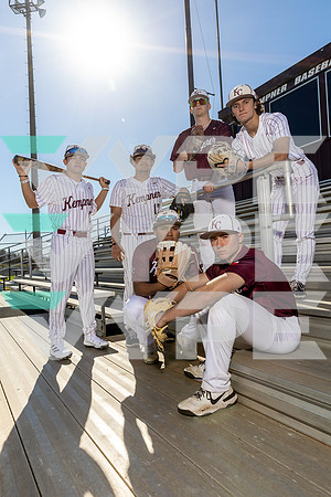 KEMPNER_BSBL_TEAM_Brian Luna, Cody Kuffell, Cole Jarnot, Garrett De La Rosa, Jerson Benitez, Thomas Moss-(BROWN)-2