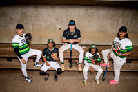 SPRING_BSBL_TEAM_David Gutierrez, Joe Recio, Kian Haywood, Maximus Ramirez, Steven Mills-(WRIGHT)