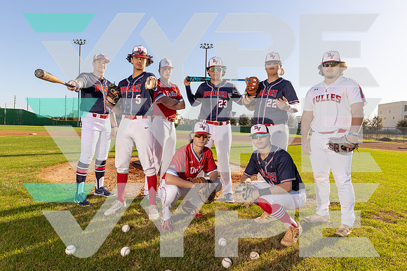 DULLES_BSBL_TEAM_Anthony GArza, Brady Oltremari, Camden Matamoras, Cole Hodges, Drew Goodrich, Gio Navarrete, MAtthew Morales, Ty Henry-(BROWN)