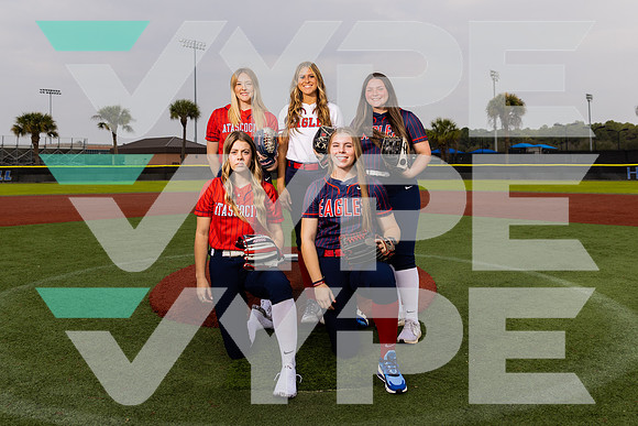 ATASCOCITA_SFBL_TEAM_Kasidi Pickering, Makenzie Bohannon, Raegan Jennings, Shyanne Florence, Vanessa Valdez-(DELEON)