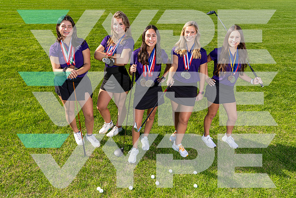 KLEIN CAIN_GOLF_Audrey Veiseh, Layla Mendez, Taylor Theriot, Yaretzi Islas, Zoe Hobbs-(BCC)-2