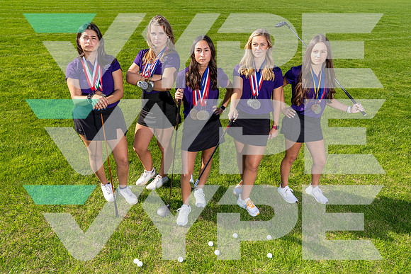 KLEIN CAIN_GOLF_Audrey Veiseh, Layla Mendez, Taylor Theriot, Yaretzi Islas, Zoe Hobbs-(BCC)