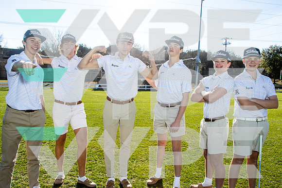 REGENTS_GOLF_Cayden Vaughn, Cole Godwin, Hayes Kessler, Paul Fedd, Weston Mebane, Will Thomas-(COOK)