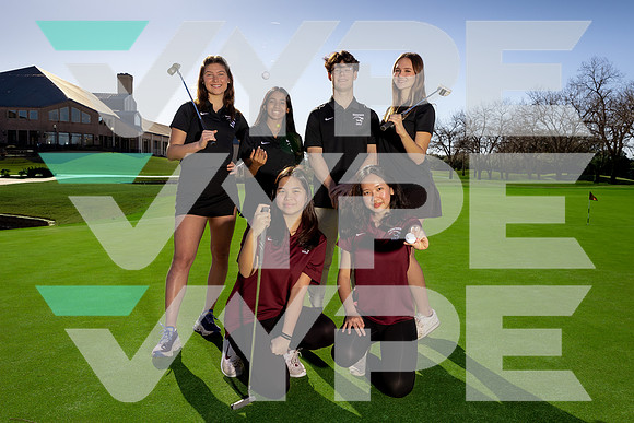 KEMPNER_GOLF_TEAM_Anna Miller, Ashley Pham, Ava Baley, Ian Daniel, Mabel Huang, Zara Khan-(BROWN)