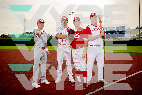 EL_CAMPO_BSBL_TEAM_Brock Rod, Bryce Rasmussen, Dean Poenitzsch, Kyle Barosh-(WRIGHT)