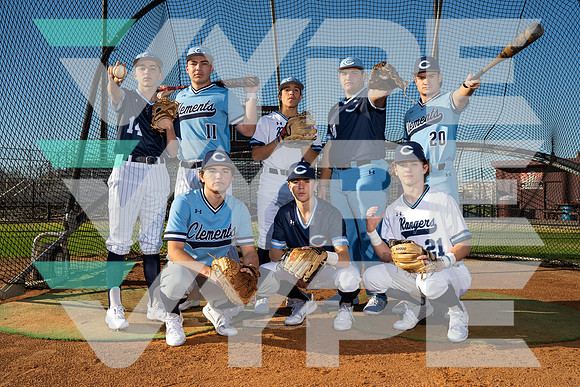 CLEMENTS_BSBL_TEAM_Alexander Demeris, Cooper Cegielski, Fletcher Garcia, Griffin Culver, Jaxon Kunath, NAthan Nefegar, Stefano Demeris, Taylor Brown-(HARTOJO)