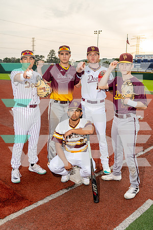 DEER_PARK_BSBL_TEAM_Anthony Ramirez, Brayden Gilley, Dillon Lester, Dillon Mancha, Erik Aguirre-(HARTOJO)