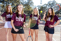SACS_TENNIS_Kate Jackson, Katie Blackburn, Rachel Jenkins, Sadie Lima-(COOK)