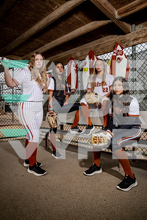 ALVIN_SFBL_TEAM_Kamryn De Leon, Kiley Huffman, Reagan Jones, Roni Harrison-(BCC)-2
