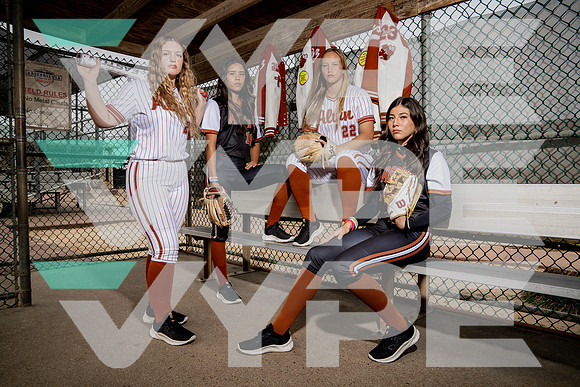 ALVIN_SFBL_TEAM_Kamryn De Leon, Kiley Huffman, Reagan Jones, Roni Harrison-(BCC)