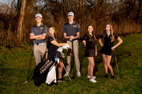 FOSTER_GOLF_TEAM_Alana Bender, Brooke Helmcamp, Ella Donovan, KAde Barnes, Richard Hartley-(BCC)