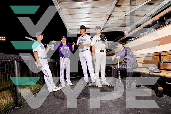FULSHEAR_BSBL_TEAM_Austin Vargas, Gavin Waits, Lane Arruyos, Regan Carter, Tyler Schumann-(BCC)-2