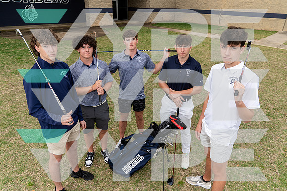 CONCORDIA_GOLF_Boston Theriault, Caleb Blackburn, Howie Keene, Keegan Stricklin, Matthew Marsh-(BCC)
