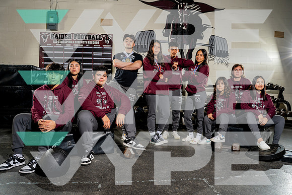 NORTHBROOK_POWERLIFT_Albert Gonzalez, Bayron Pecina, Challnyer Aguirre, Emily Salgado, Jennifer Jimenez, Keneth Sauceda, Kimberly MEndez, Maria Ruiz, Raul Vazquez, Zoe Rojas-(BCC)