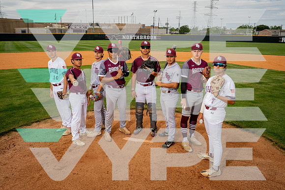 NORTHBROOK_BSBL_Adrian Lopez, Aiden Chevalley, Andrew Mejia, Colby Elrod, Isaiah Ramirez, Joaquin Cuevas, Nathaniel Swinney, Zachary Zapata-(BCC)