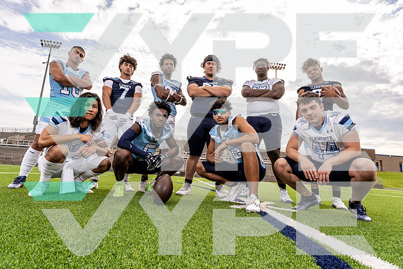 CLEMENTS_FB_TEAM_Aidan Zhou, Andrew Taylor, Armond Owens, Bryce Matthews, Carson Talley, Gunner Chenier, John Lewis III, Kenneth Robinson, Mitchell Taylor, Nicolas Lara-(BCC)