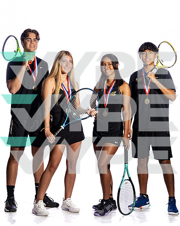 FOSTER_TENNIS_Andrea Delgado, Brock Callahan, Grace Roe, Sebastian Delgado-(BCC)-2