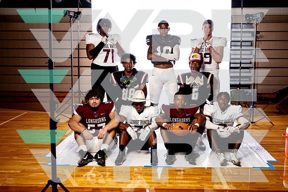 GEORGE_RANCH_FB_Chase Adams, Cody Ford, Deion Drinkard, Erik Dominguez, Jaden Shelton, Julius Carter, Kennard McGuire, Trevion Aikens-(BCC)