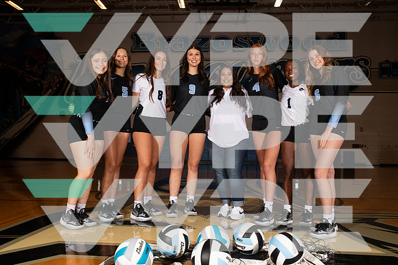 BRAZOSWOOD_VB_COACH_#6, Brooklyn Baker, HAnnah Bartlett, Landrie Heble, MAcie Riley, Olivia Stringer, Tatom Doner-(WRIGHT)-2