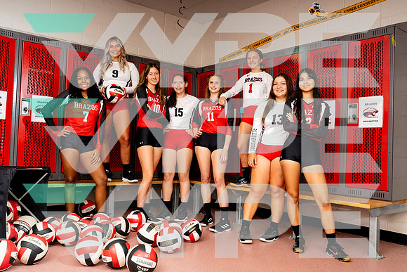 BRAZOS_VB_Ava Aguillar, Camille Combie, Kelly McDaniel, Kierstyn Langley, Lily Bertrand, McKenna Stroud, Reagan Cullen, Sophia Vykukal-(BCC)-3