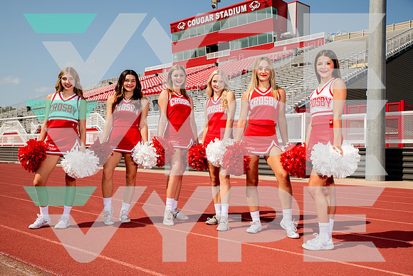 CROSBY_CHEER_TEAM_Bailee Maness, Bree Garrett, Gracelyn Repka, Hailey Parker, Katelyn Smith, Kenlee Hartman-(WRIGHT)