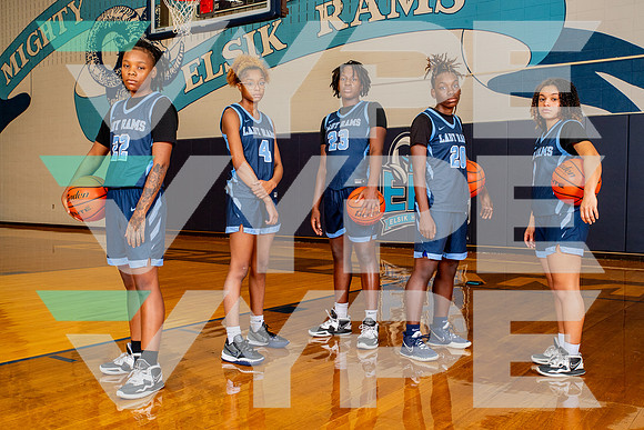 ELSIK_GBB_TEAM_Alexandra Brooks, Laylah Keese, Ne' Miah Renfro, Sara William, Trinity Carmouche-(WRIGHT)