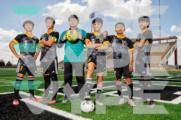 HASTINGS_SOC_3 Luis Fuentes, 4 Jared Loredo, 8 Michael Nunez, 10 Juan Vergara, 11 Juan Morales, 25 Miguel Razo-(BCC)-2