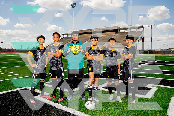 HASTINGS_SOC_3 Luis Fuentes, 4 Jared Loredo, 8 Michael Nunez, 10 Juan Vergara, 11 Juan Morales, 25 Miguel Razo-(BCC)