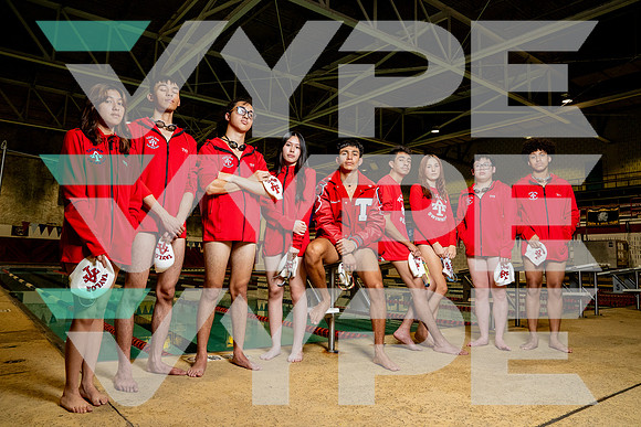 TAYLOR_SWIM_TEAM_Andrea Funes, David Ngo, Isaiah Garcia, Javier Mathis, Kali Howard, Nha Lam, Roderick Viola, Sebastian Romero, Yvonne Ly-(BCC)