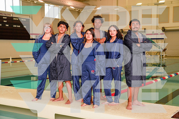 DAVIS_SWIM_TEAM_Branton Perez, Carlos Ventura, Courtney MArtinez, James Slay, Karla Herrera, Summer Strawhun, Vianey Varo-(WRIGHT)