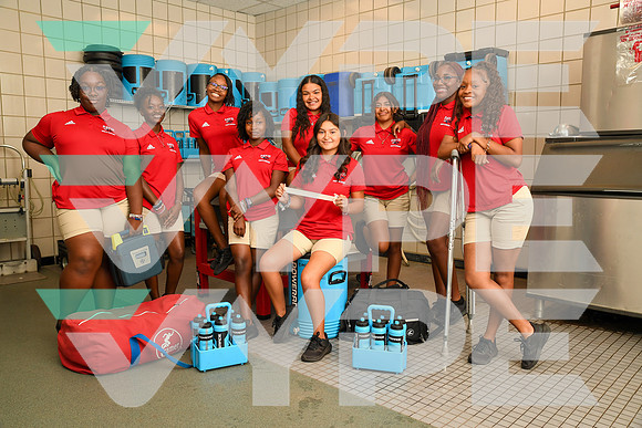 DAVIS_TRAINING_TEAM_Alaina Ramirez, Alazye Florez, Anna Traylor, Artica McDAniels, Azariah Hubert, Diamond Cooper, Karina Garcia, Kendalyn Bowden, Ta'Miyah Benford-(WRIGHT)