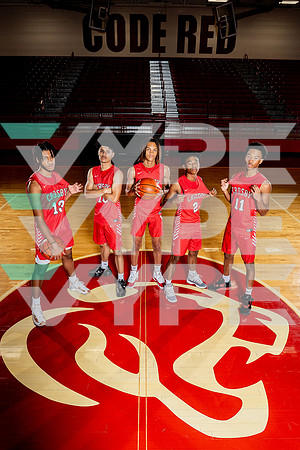 CROSBY_BB_2 Dylan Banks, 3 Dmitri Patton, 11 Evan Egasn, 13 Nathan Hill, 15 Isaac Quintania-(BCC)-2