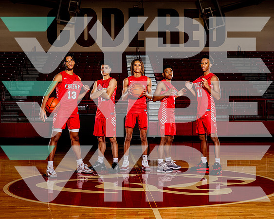 CROSBY_BB_2 Dylan Banks, 3 Dmitri Patton, 11 Evan Egasn, 13 Nathan Hill, 15 Isaac Quintania-(BCC)-5